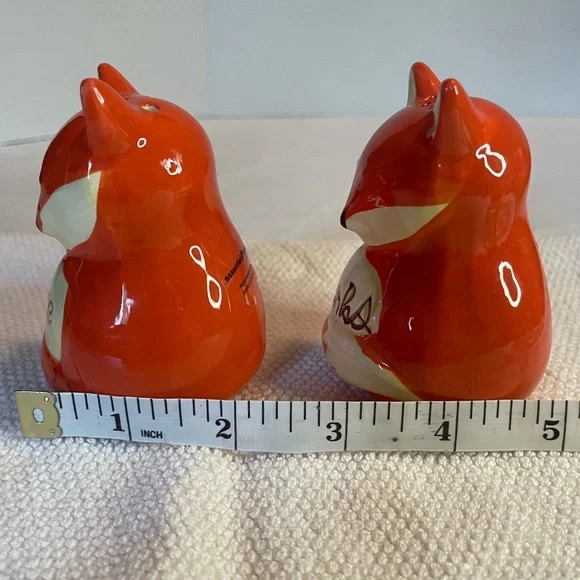Salt and Pepper Shakers. Essential Home, Fox Give Thanks. New in box. - Picture 9 of 15